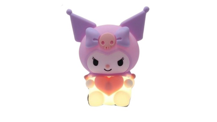 Kuromi LED Night Light – Rechargeable Soft Silicone Lamp
