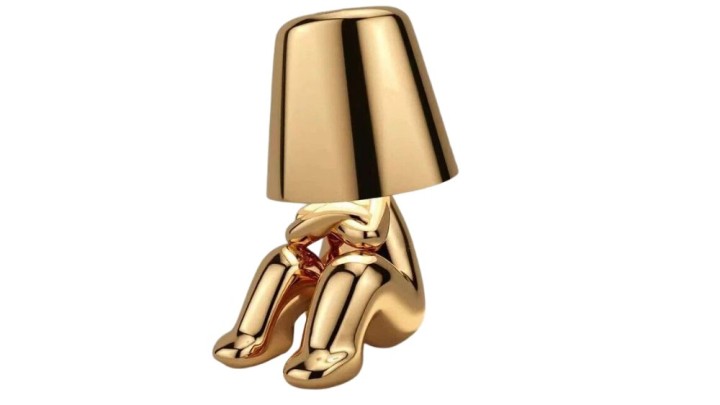 Modern Sitting Lamp – Gold Decorative Table Light