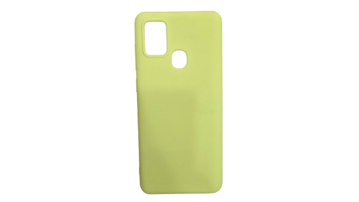 Yellow Silicone Case for Samsung Galaxy A21S– Slim & Protective