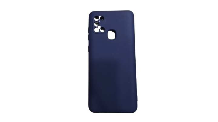 Dark Blue Silicone Case for Samsung Galaxy A21S– Slim & Protective