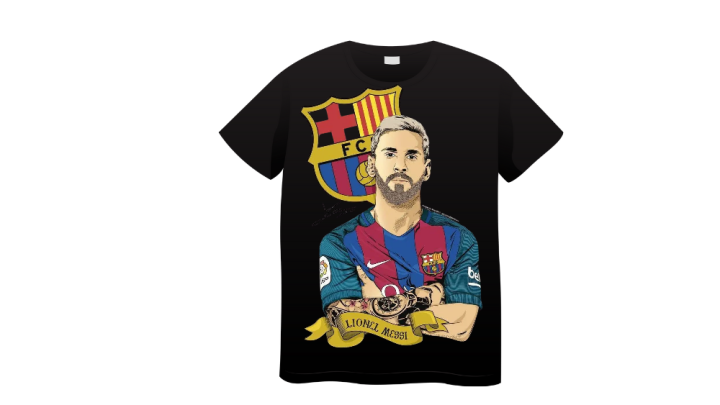 Messi T-shirt 1-2 size black