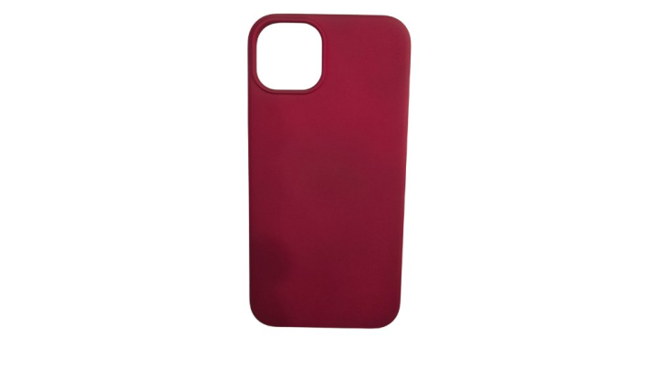 Burgundy Silicone Shockproof iPhone 15 + Case9