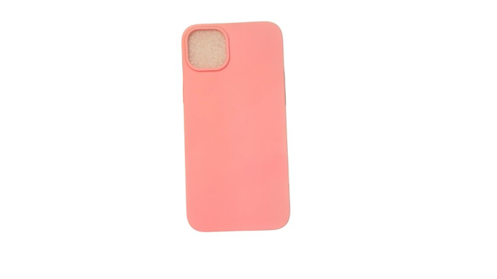 Pink Silicone Shockproof iPhone 14+Case