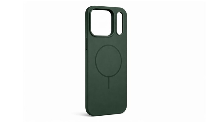 Green Silicone Phone Case for iPhone 17 pro max