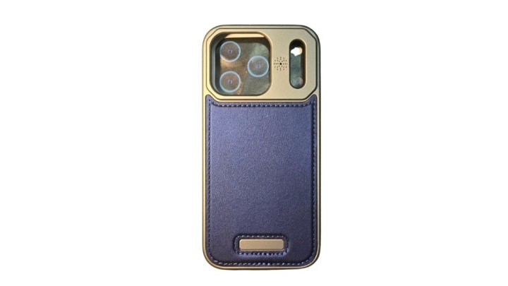 iPhone 17 Pro Leather Magnetic Case – Blue