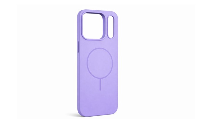Purple Silicone Phone Case for iPhone 17