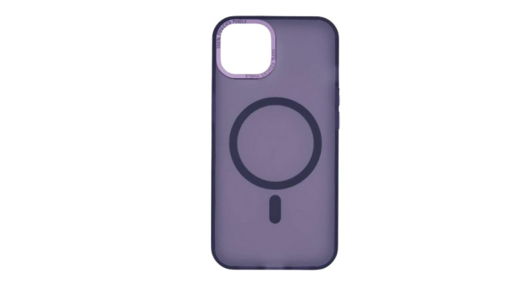 Purple MagSafe Slim Phone Case – Stylish & Protective 15+