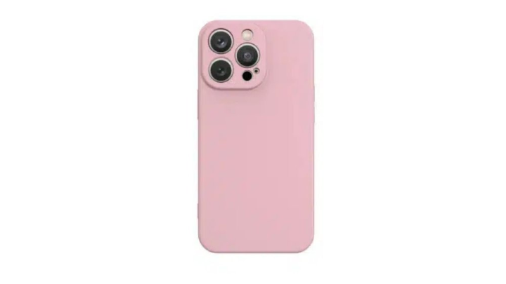 Pink Silicone Shockproof iPhone 16 promax Case