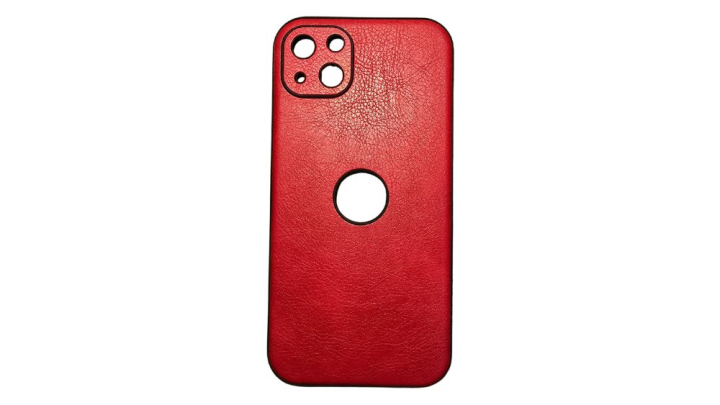 Leather Phone Case – Red iphone 14