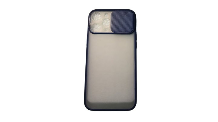 Protective Phone case blue with Camera Lens Cover iphone 12 promax