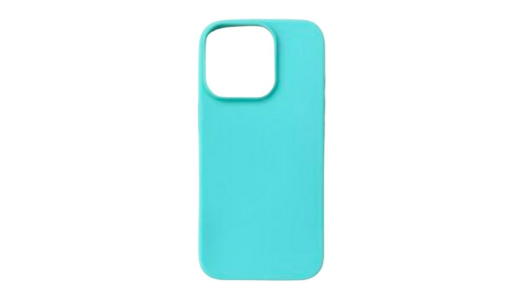 Turqoise Silicone Shockproof iPhone 15 proCase