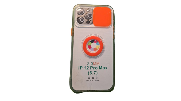 iPhone 12 Pro Max Case (6.7") with Camera Cover & Ring Holder – Shockproof Prote