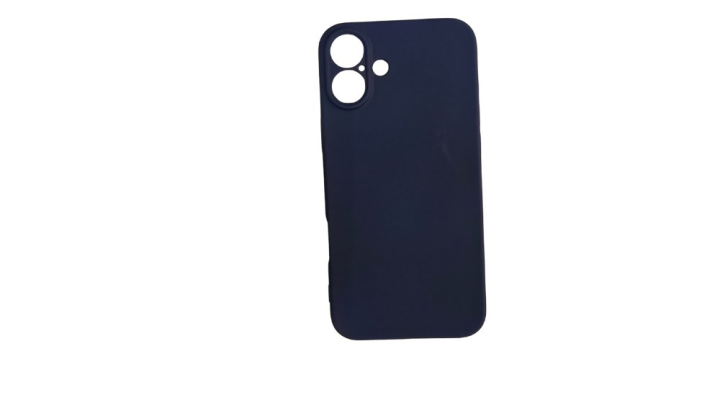 Dark blue Silicone Shockproof iPhone 16+ Case