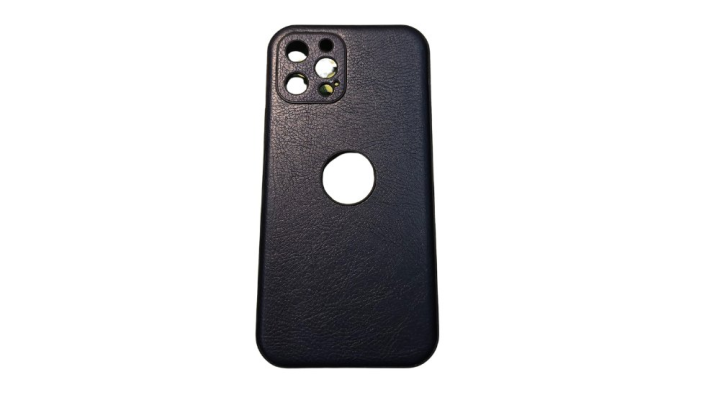 Leather Phone Case – Navy Blue iphone 12