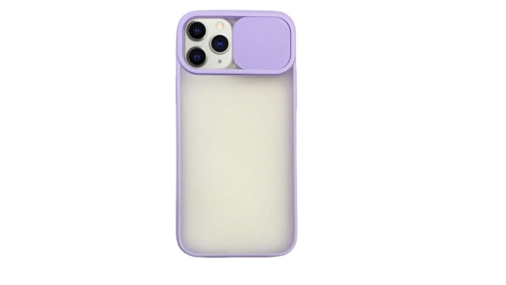 Protective Phone case purple with Camera Lens Cover iphone 13 promax