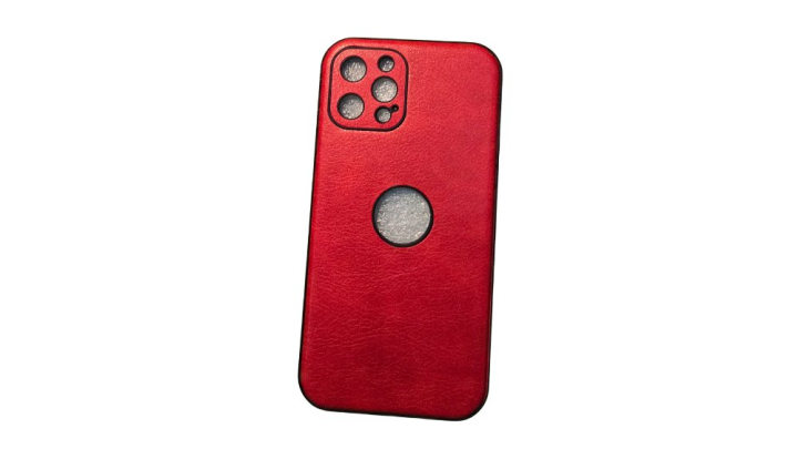 Leather Phone Case – Red iphone 12
