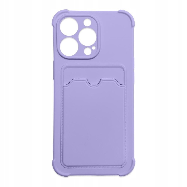 Wallet purple Phone Case with Card Holder – Shockproof, Slim & Stylish