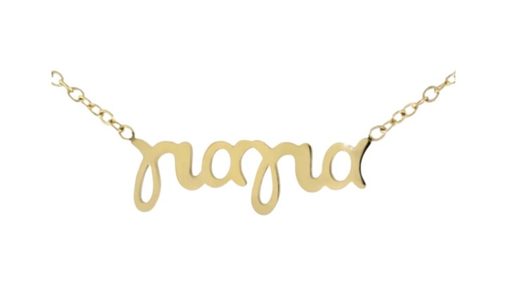 "γιαγια" Gold stainlesteel Necklace