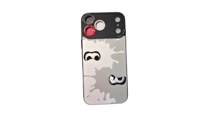 Funny Eyes – iPhone 17 pro Case with Glitter Camera Protectors