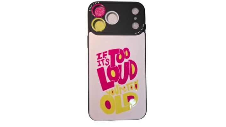 If It's Too Loud You're Too Old – iPhone 17 pro Glitter Camera Case
