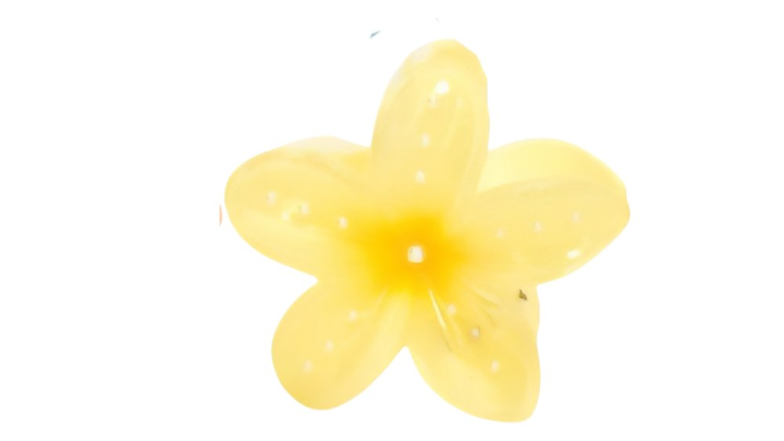 Yellow Flower Hair Claw Clip