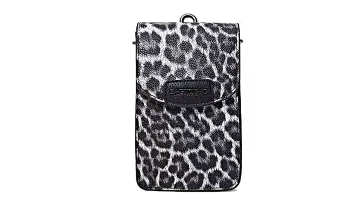 Black and white Leopard Print Crossbody Mini Bag – BAGTOBAG | Small Shoulder Phone Pouch