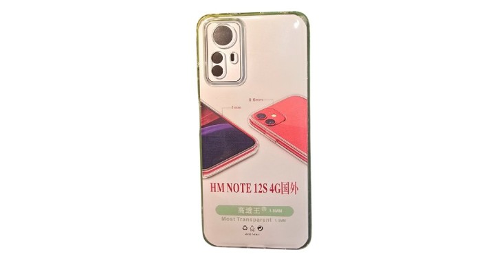 Clear soft Silicone Case for redmi note 12 S– Slim & Protective