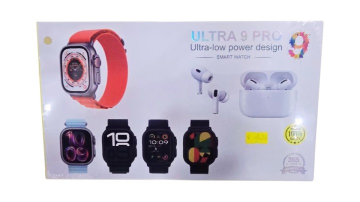 ⌚ Ultra 9 Pro Smart Watch Combo Set – Smartwatch + Wireless Earbuds | Ultra-Low Power Design