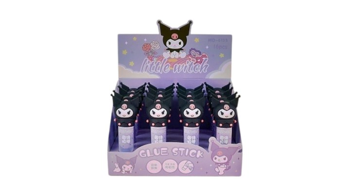 Kuromi Glue Stick – Single Piece (Cute Kawaii Stationery)
