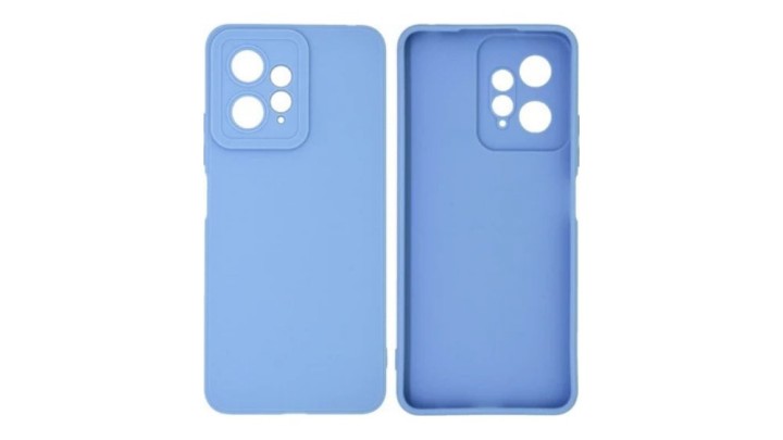 Light blue Silicone Case for redmi note 12 4g Slim & Protective