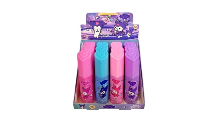 Kuromi Perfume Spray – Cute Kawaii Fragrance in Pink, Blue & Purple