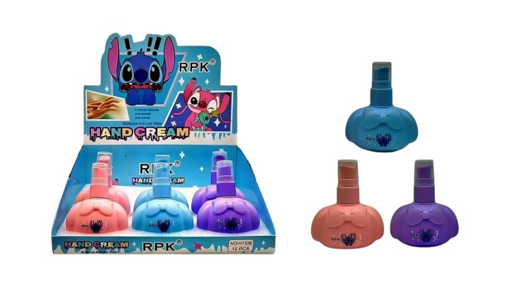 Stitch Hand Cream – Cute Moisturizing Hand Lotion with Pump | Cartoon Design