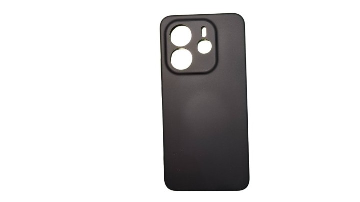 Black Silicone Case for redmi note 14 Slim & Protective