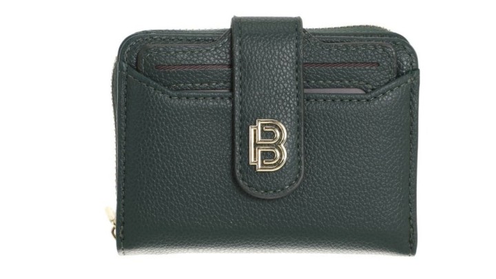 Women’s Compact Faux Leather Wallet Black