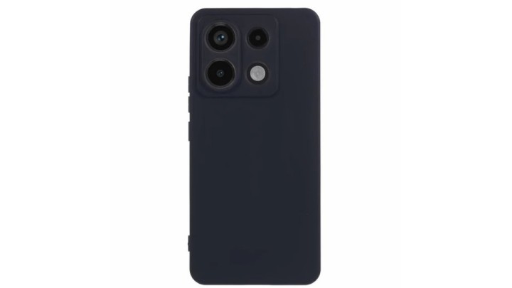 Black Silicone Case for redmi note 13 4g Slim & Protective
