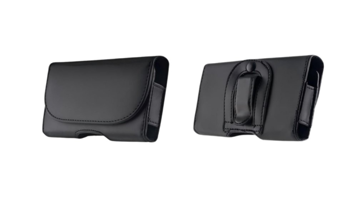 Leather Belt Clip Pouch Case for 6.7-inch Phones – Horizontal Holster