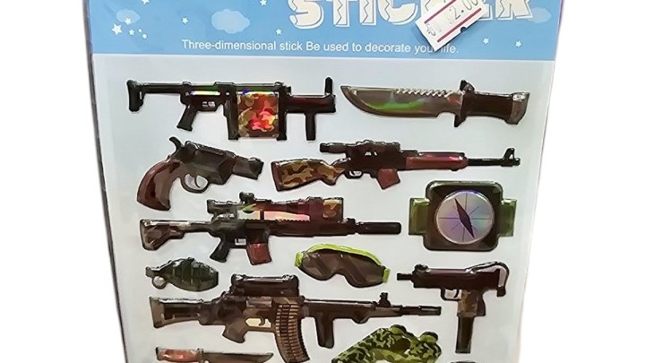 Army Stickers – Military Weapons & Camouflage Sticker Sheet
