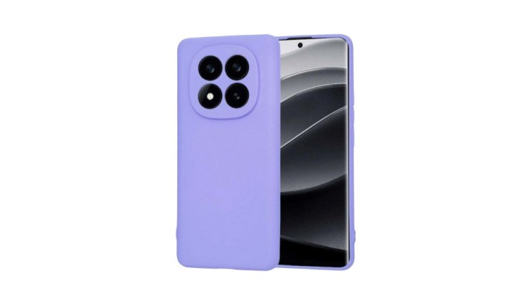 Purple Silicone Case for redmi note 14 pro plus Slim & Protective