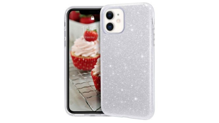 Silver Double & Glitter hard cover case S24 plus