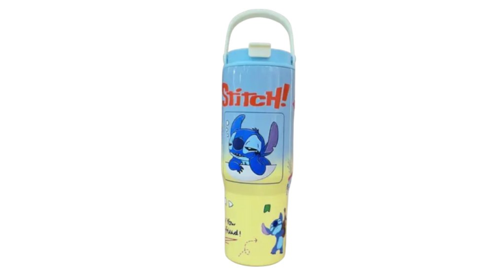 Stitch Stainlessteel tumbler blue&yellow