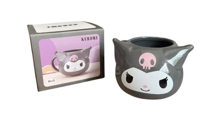 Kuromi 3D Mug – Sanrio Ceramic Coffee Cup for Fans & Collectors