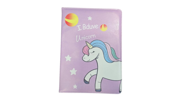 Unicorn Tablet Case 10–10.5 inch – Cute Purple Cartoon Cover