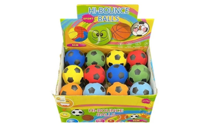 Hi-Bounce Balls – Colorful Bouncy Sports Balls for Kids (6cm)