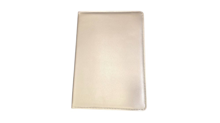 Beige Leather Tablet Case 10–10.5 inch – Elegant Protective Cover