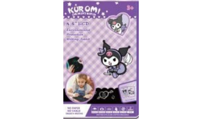 Kuromi LCD Writing Tablet 8.5" – Cute Sanrio Drawing & Writing Pad