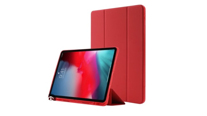 Smart Magnetic Leather Case for iPad Air 13" (2024/2025) – Red