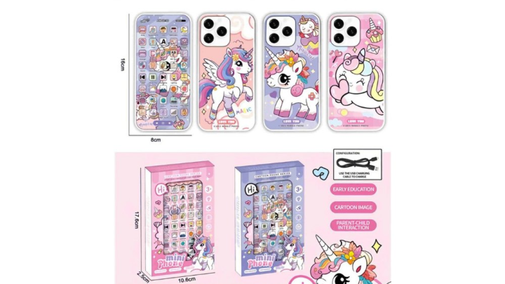 Unicorn Kids Learning Phone – Educational Toy with Sounds & Lights