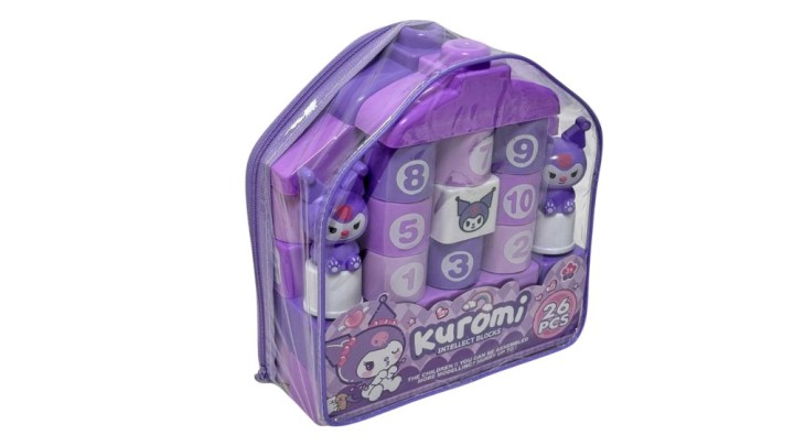 Kuromi-Style Educational Building Blocks Number Set – 26 Pieces
