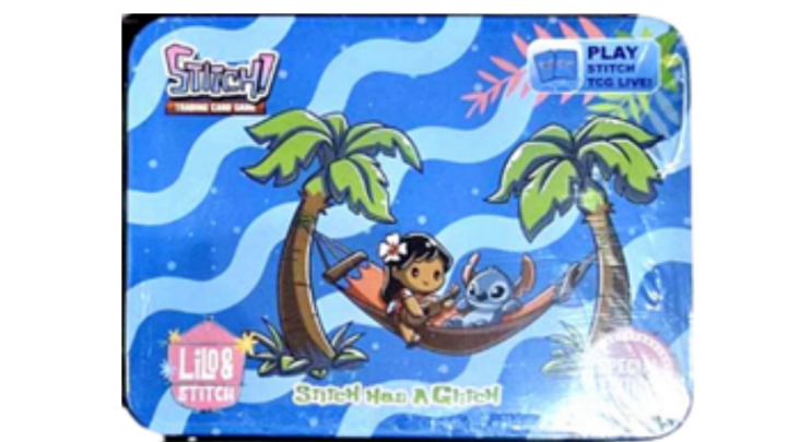 Stitch Collectible Tin Box – Blue Lilo & Hammock Design (Special Edition)