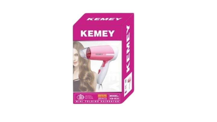 💨 KEMEY KM-9826 Professional Hair Dryer – 1300W